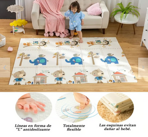 Tapete Antigolpe Reversible Plegable Infantil