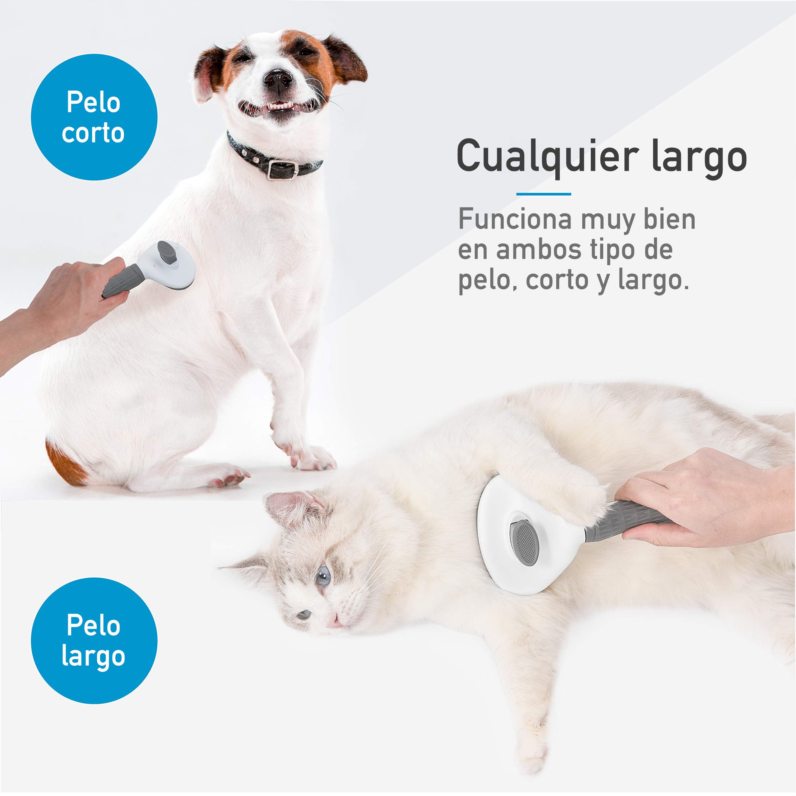 Cepillo Peine Perro Gato Quita Nudos Para Mascotas Automatico 🐈🐾